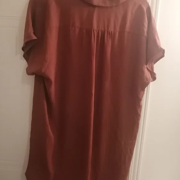 Reitmans Terracotta Short Sleeve Top - Picture 5 of 6